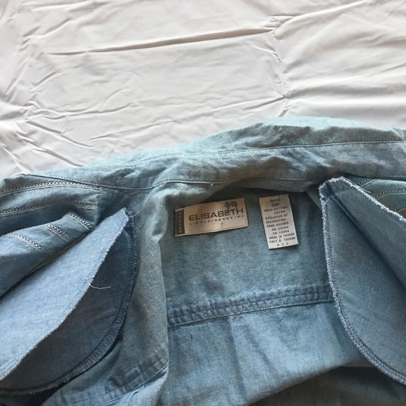Vintage liz Claiborne button down - Picture 3 of 4